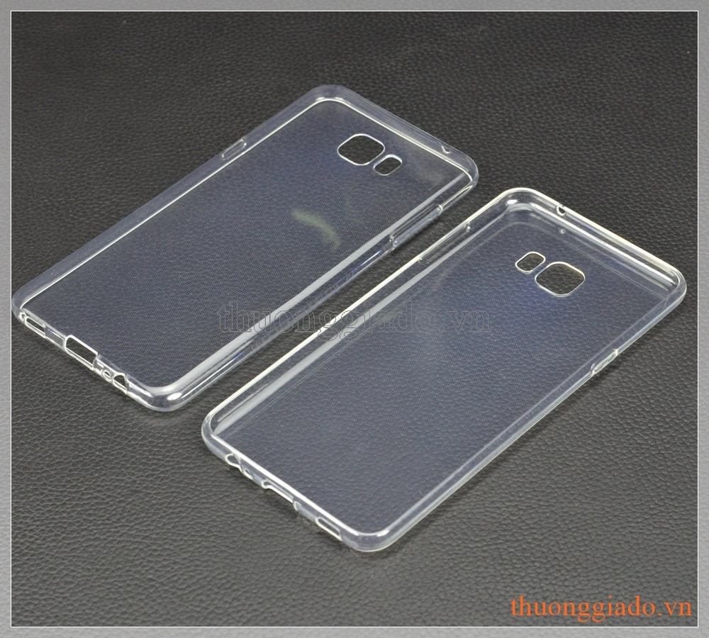 Ốp lưng silicone Samsung C7 Pro (loại siêu mỏng _ ultra thin soft case)