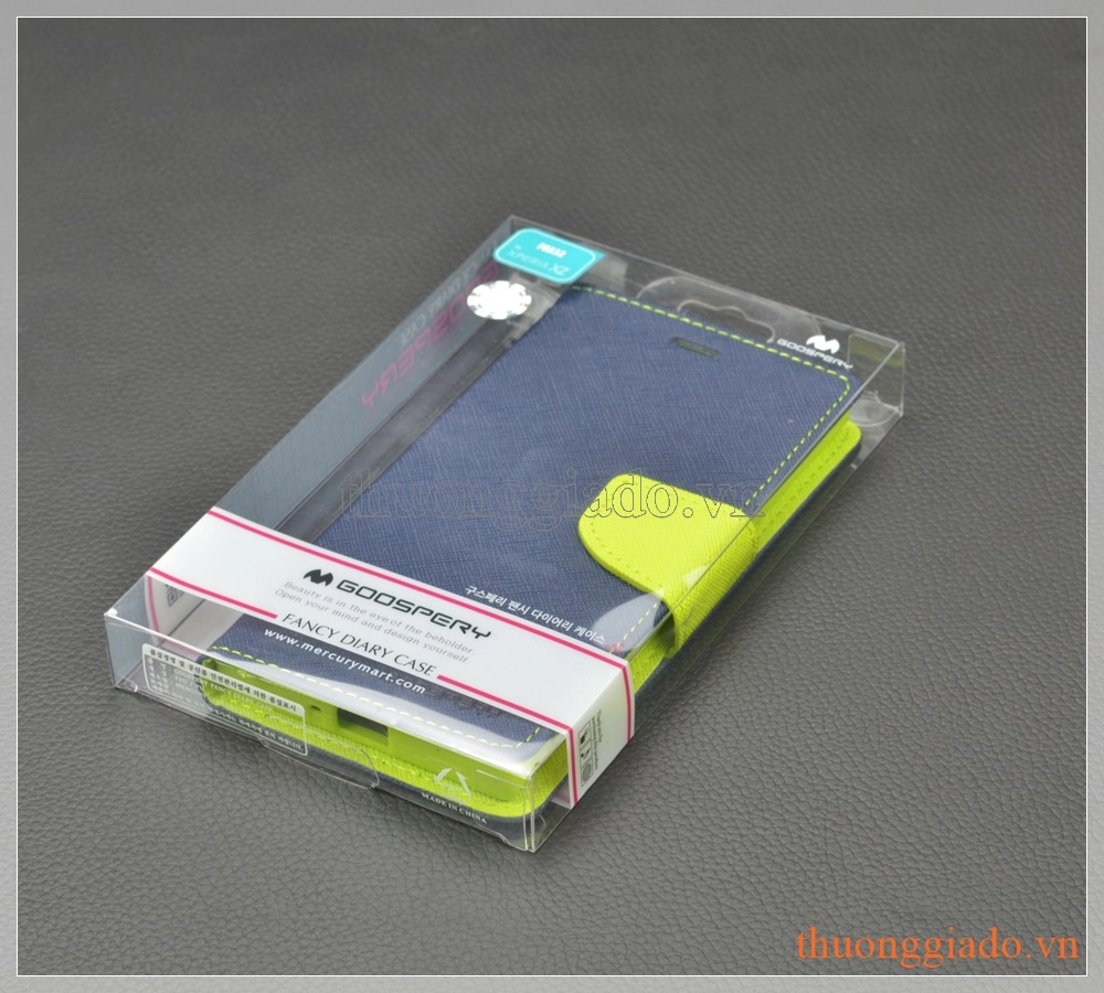 Bao da cầm tay nắp gập Sony Xperia XZ (5.2")/ Xperia XZs (FANCY DIARY CASE, GOOSPERY)