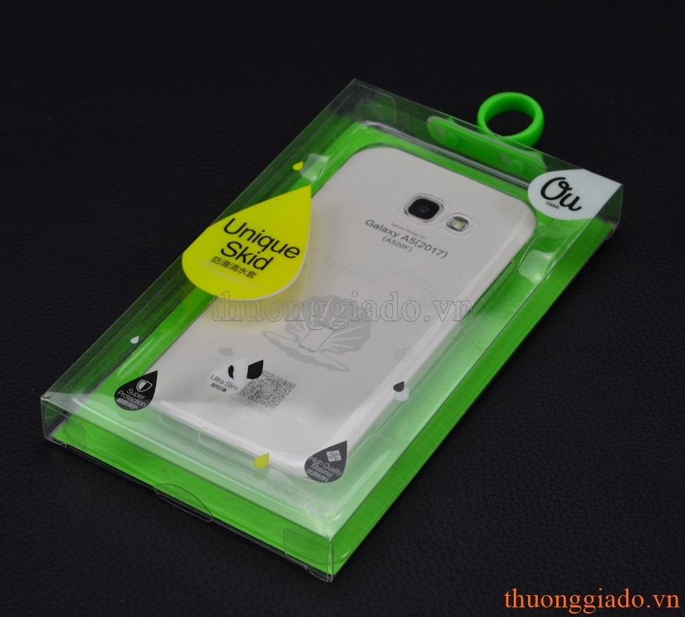 Ốp lưng Samsung Galaxy. A5 (2017), Samsung A520 (loại silicone siêu mỏng, hiệu Vu case)