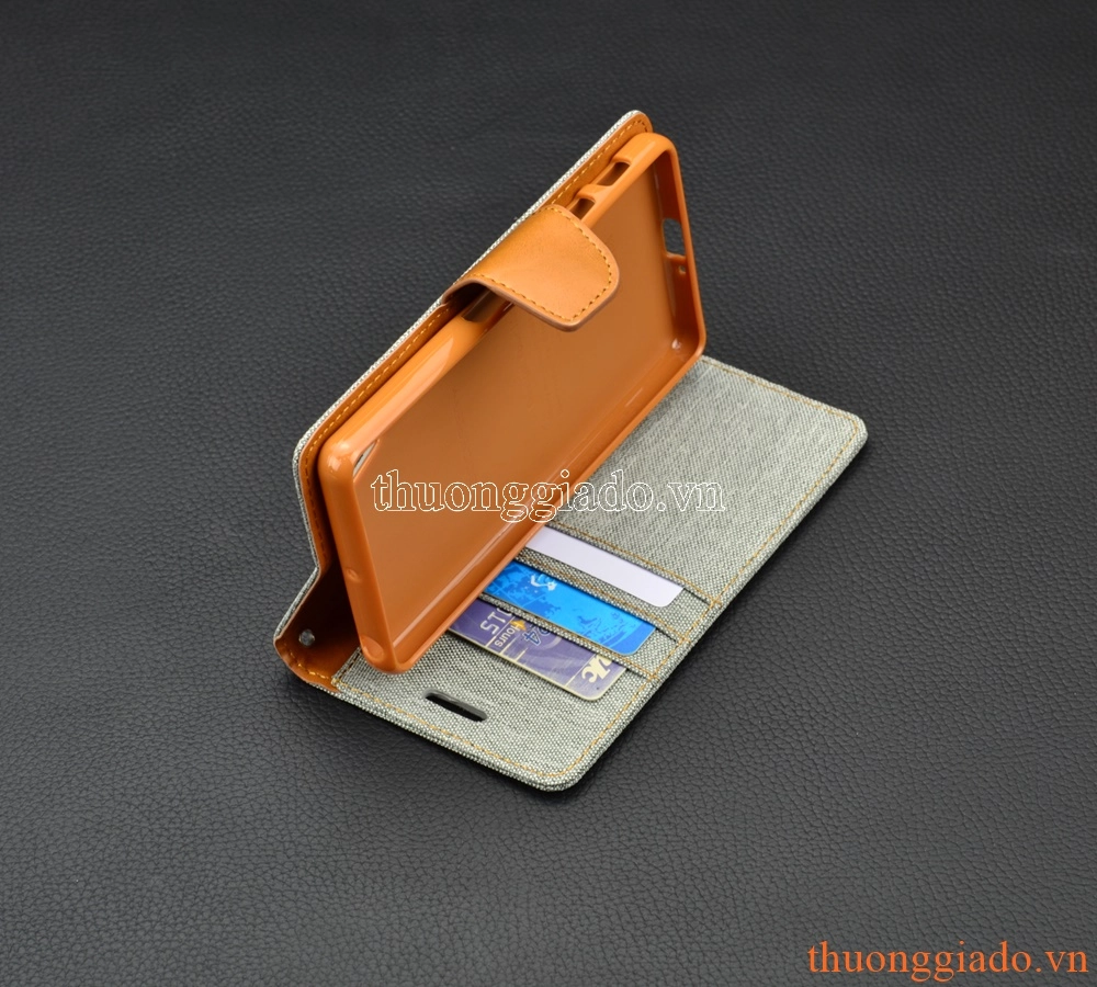 Bao da cầm tay nắp gập Sony Xperia XZ (5.2")/ XZs/ CANVAS DIARY, MERCURY