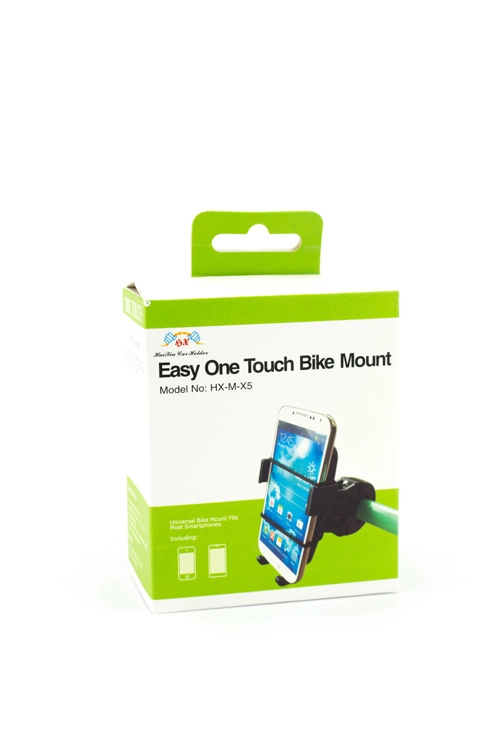 Kẹp giữ điện thoại trên ghi đông xe đạp & xe máy (sử dụng bằng 1 tay)