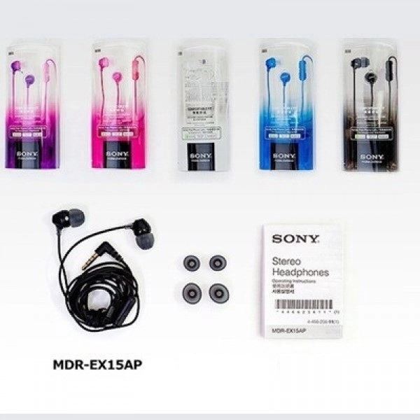 Tai nghe in-ear Sony MDR-EX15AP Chính Hãng
