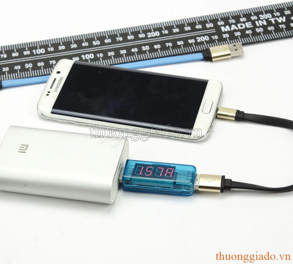 Cáp usb, cáp sạc micro usb (loại ngắn, tốc độ mở dòng cực cao)