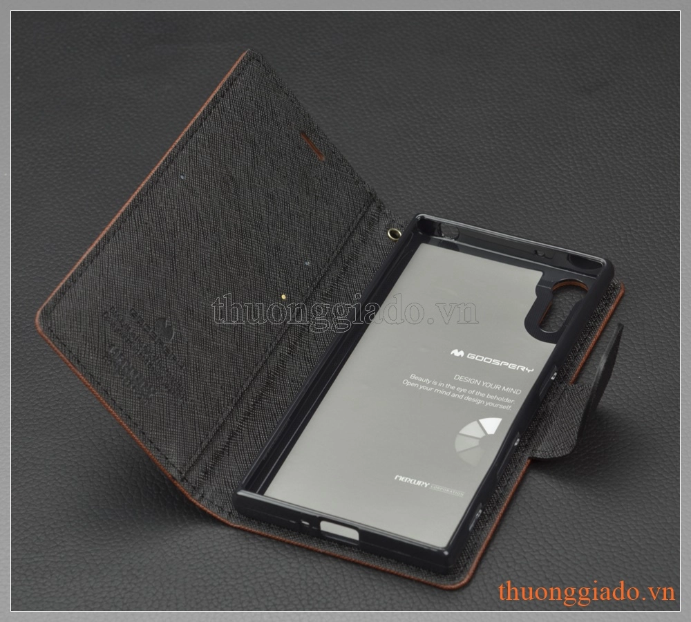 Bao da cầm tay nắp gập Sony Xperia XZ (5.2")/ Xperia XZs (FANCY DIARY CASE, GOOSPERY)