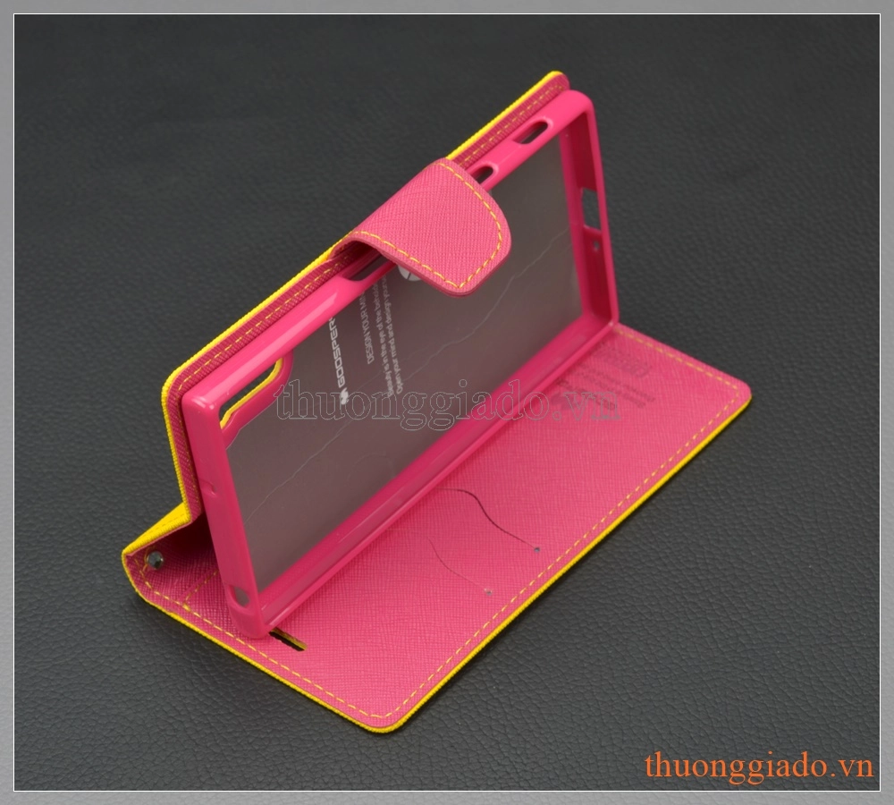 Bao da cầm tay nắp gập Sony Xperia XZ (5.2")/ Xperia XZs (FANCY DIARY CASE, GOOSPERY)
