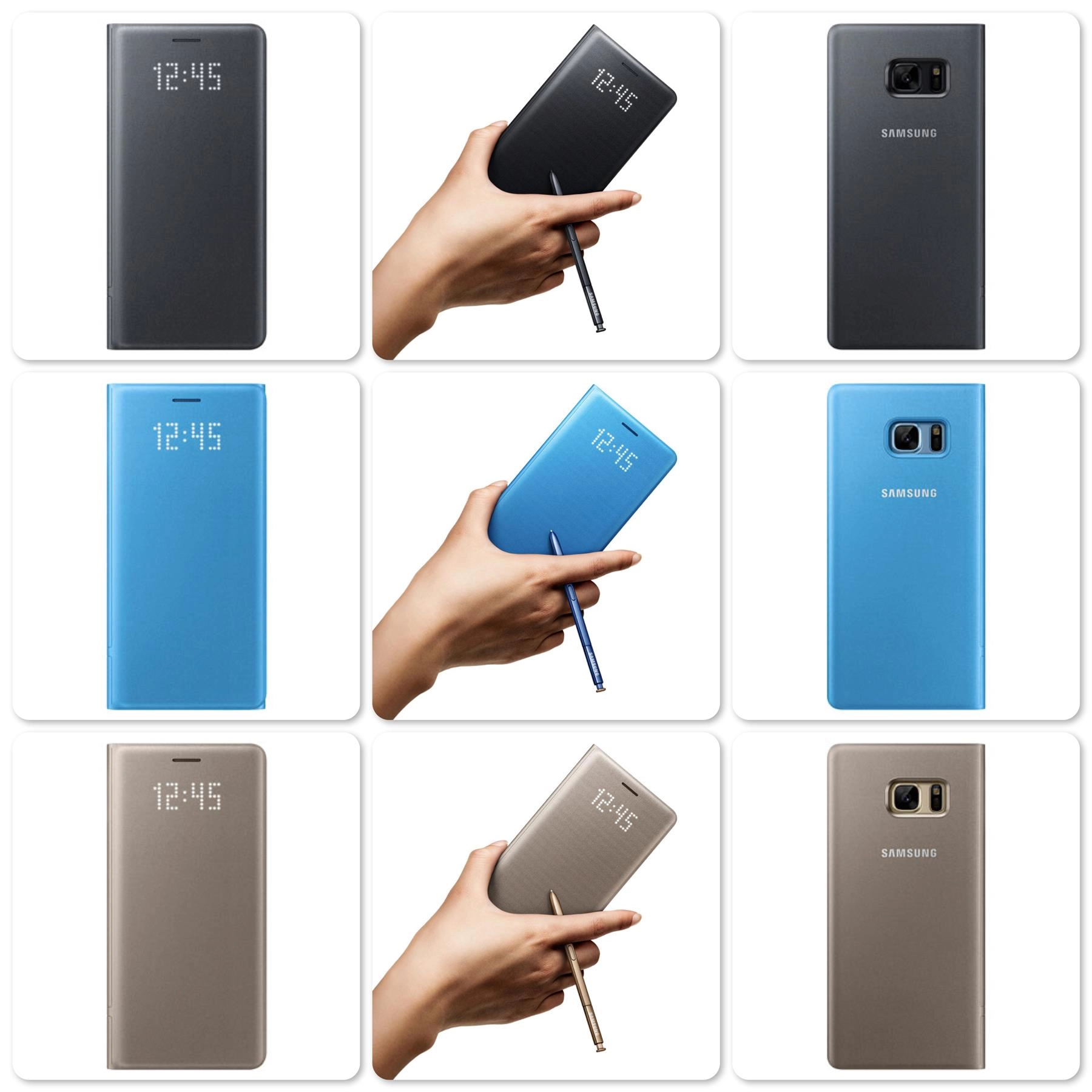 Bao Da Samsung Galaxy Note7, Note 7, N930 (LED View FLIP CASE) Chính Hãng Bao Da Samsung Galaxy Note7, Note 7, N930 (LED View FLIP CASE) Chính Hãng