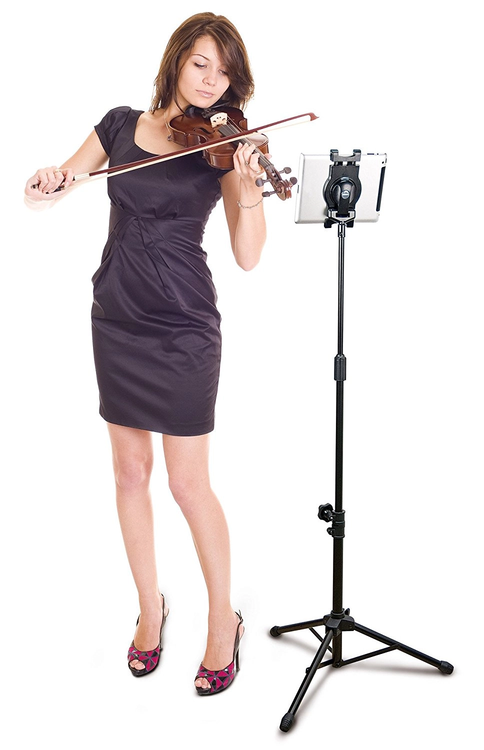 Chân chống giữ máy tính bảng_tripod stand, cao tối đa 1.35m, (mẫu 2)