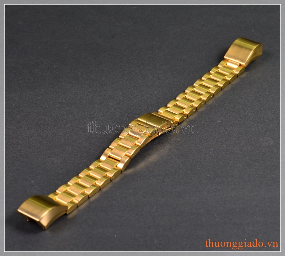 Dây đeo tay thay thế cho Fitbit Alta/ Fitbit Alta HR (thép không gỉ, màu gold, mẫu 1)