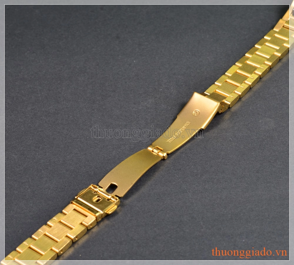 Dây đeo tay thay thế cho Fitbit Alta/ Fitbit Alta HR (thép không gỉ, màu gold, mẫu 1)