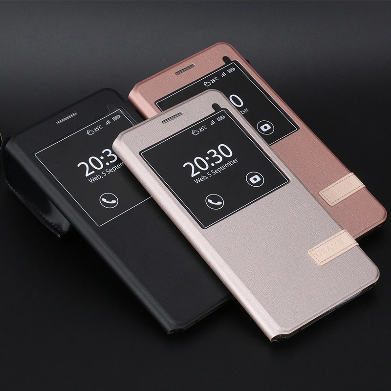 Bao da LG G5 F700 có cửa sổ view (hiệu USAMS, Muge Series) Bao da LG G5 F700 có cửa sổ view (hiệu USAMS, Muge Series)