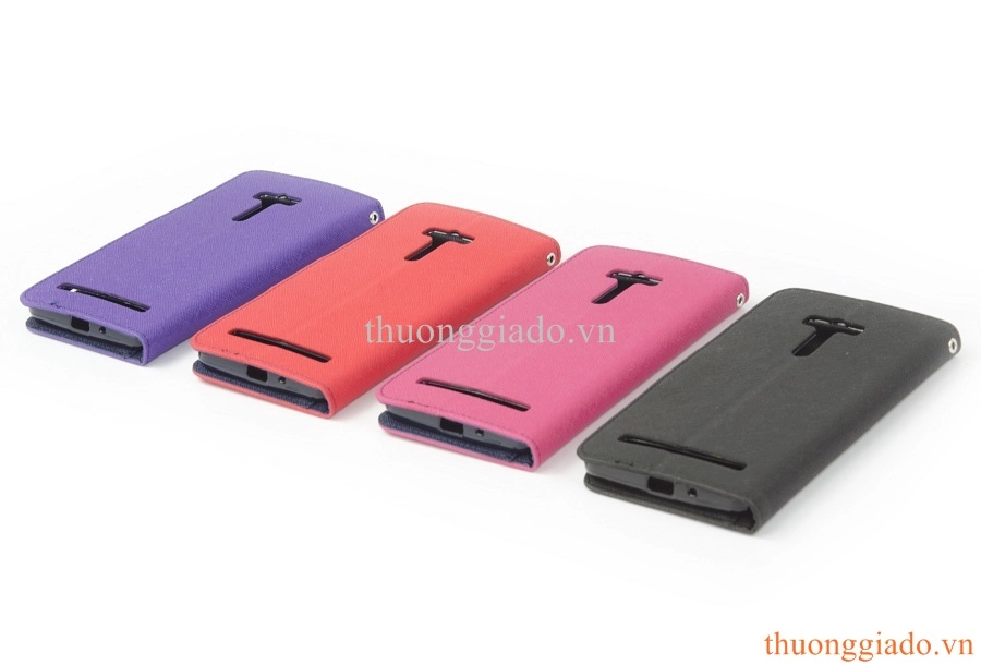 Bao Da Asus Zenfone 2 Selfie ZD551KL MERCURY Flip Leather Case
