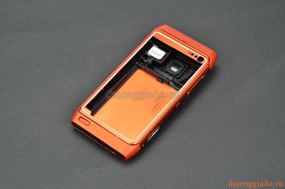 Thay vỏ nokia N8-00 Màu Cam (Hàng zin tháo máy)