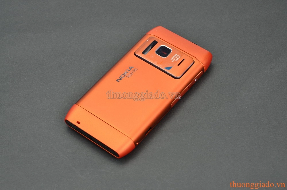Thay vỏ nokia N8-00 Màu Cam (Hàng zin tháo máy)