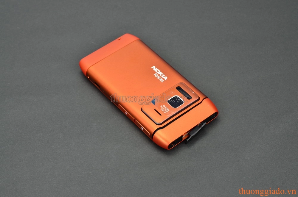 Thay vỏ nokia N8-00 Màu Cam (Hàng zin tháo máy)