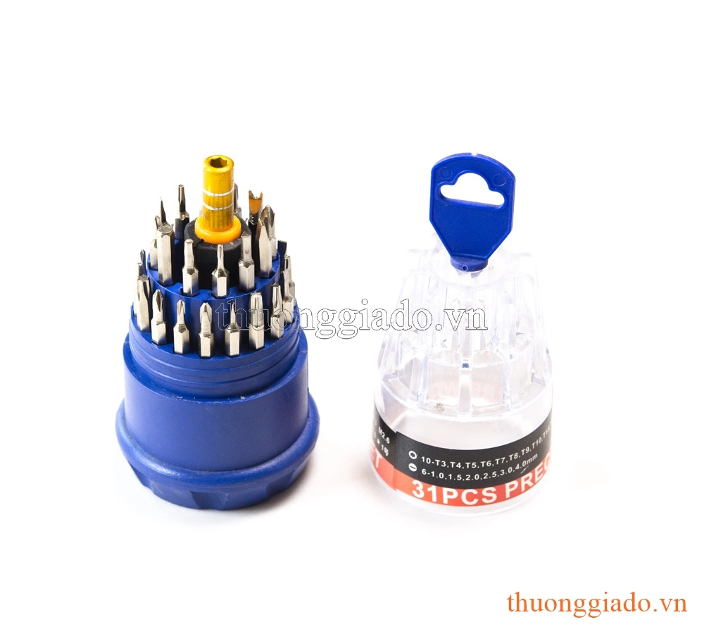 Bộ tô vít sửa chữa 31 dụng cụ (đầu có từ trường hút ốc sắt)