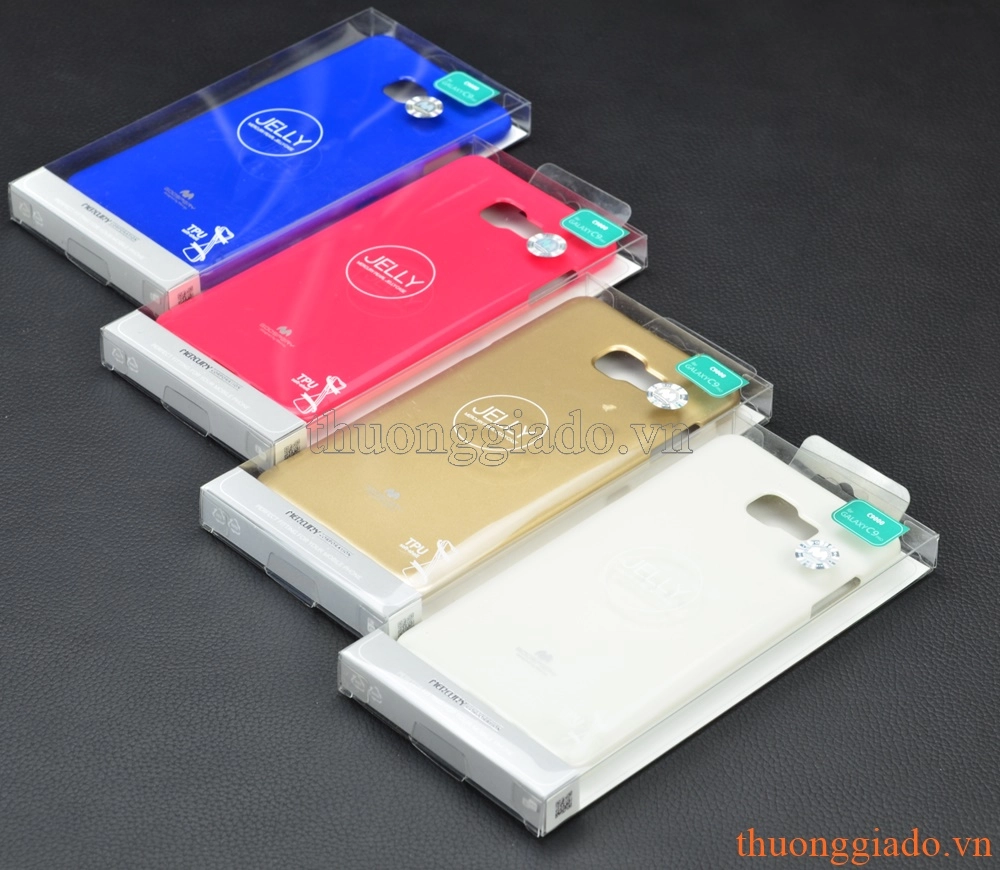 Ốp lưng silicone Samsung Galaxy C9, Galaxy C9 Pro, loại thời trang hiệu Jelly Mercury