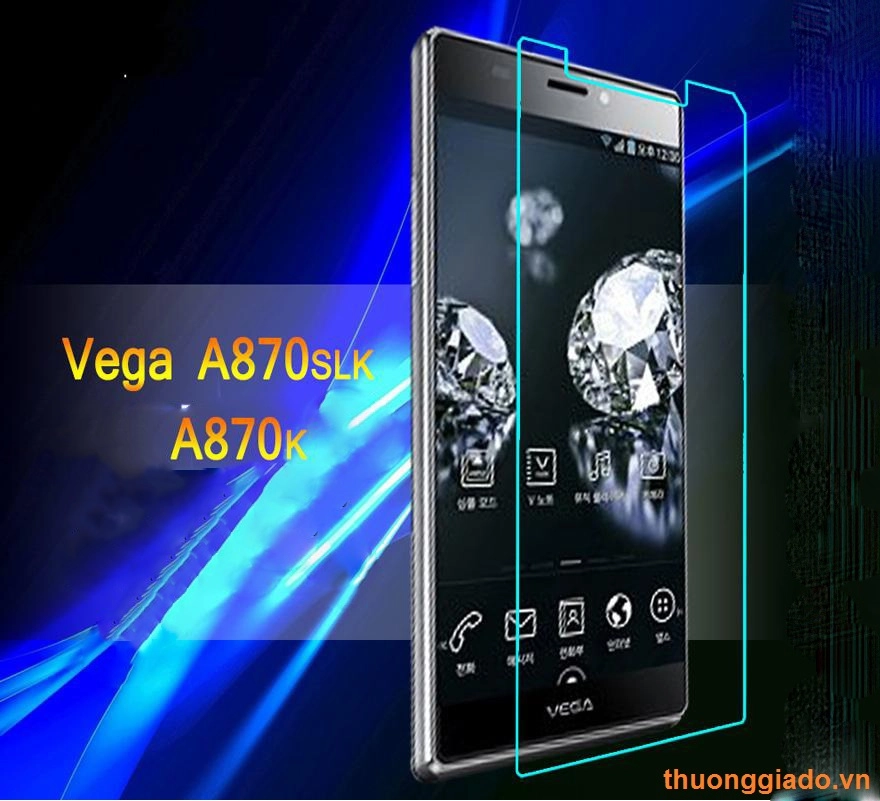 Miếng Dán Kính Cường Lực Cho Sky A870 Tempered Glass