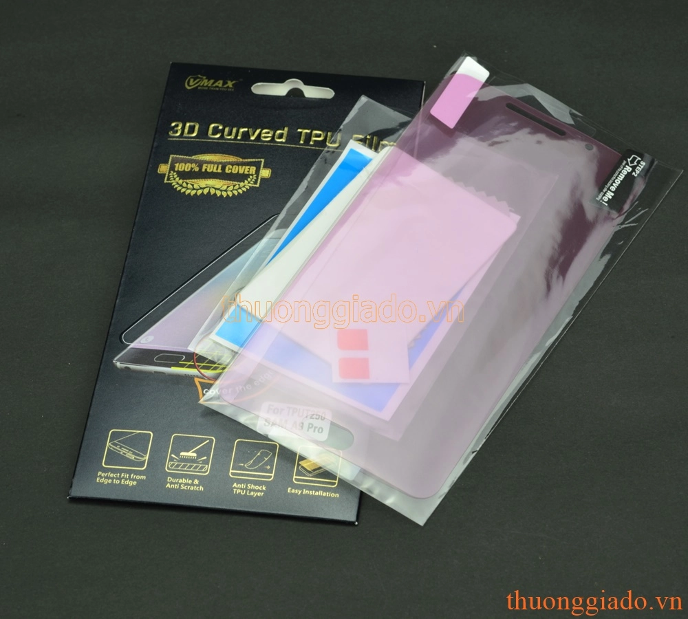 Miếng dán full màn hình Samsung Galaxy A9 Pro (hiệu Vmax)