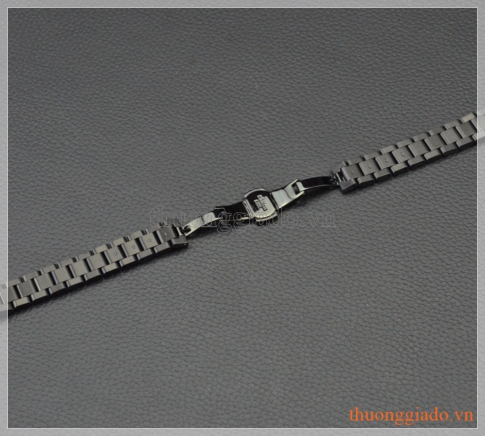 Dây đeo tay thay thế cho Fitbit Alta/ Fitbit Alta HR (thép không gỉ, màu đen, mẫu 1)