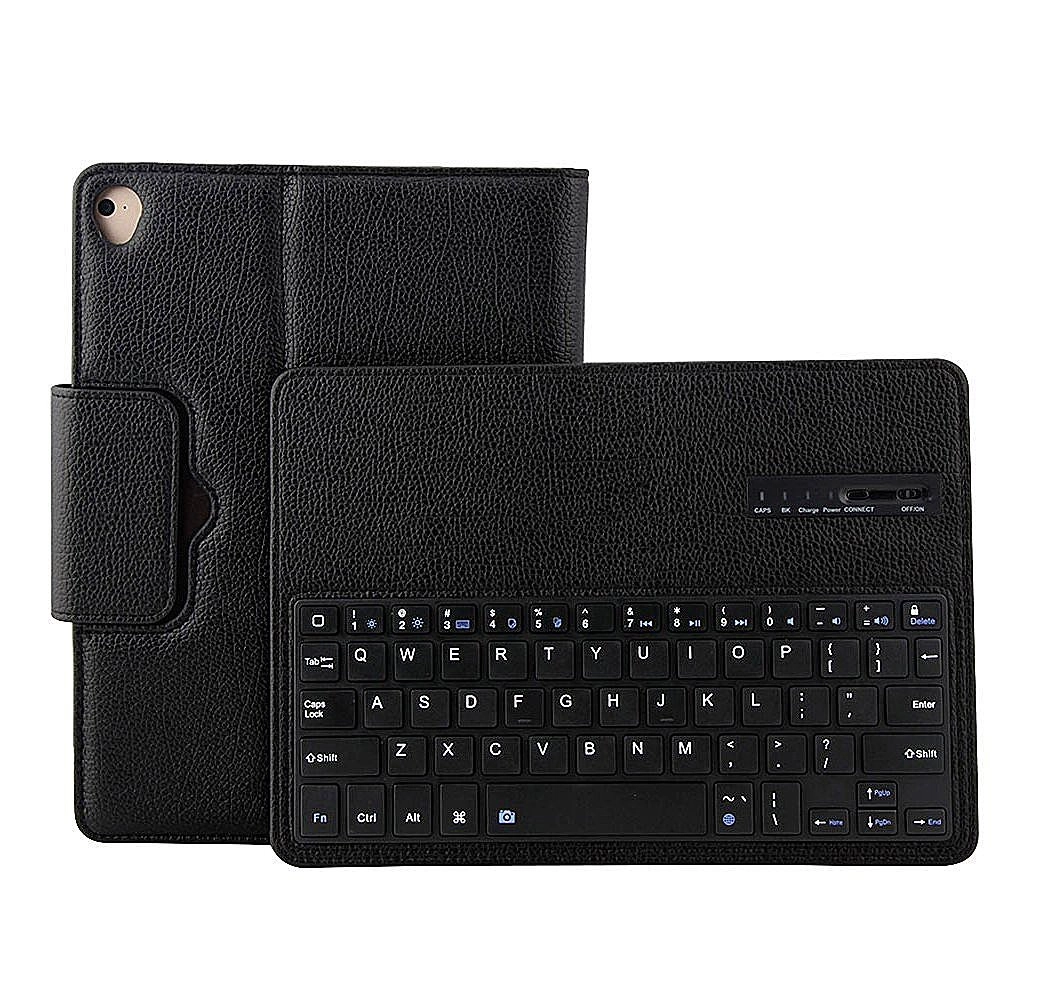 Bàn phím không dây iPad 2018 (9.7"), iPad 2017 (9.7") kèm bao da flip case Bàn phím không dây iPad 2018 (9.7"), iPad 2017 (9.7") kèm bao da flip case
