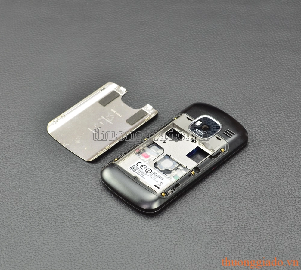 Vỏ Nokia E5-00 màu xám  full housing (hàng zin tháo máy)