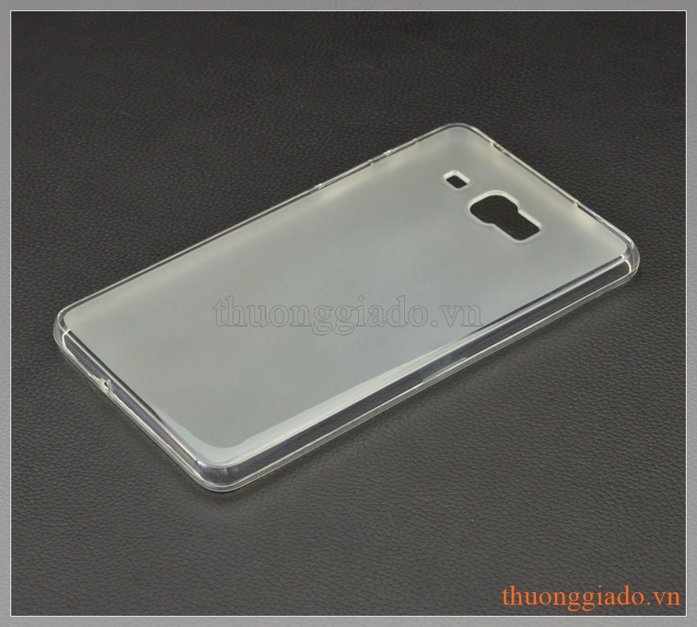 Ốp lưng silicone Samsung Galaxy Tab J, viền trong suốt lưng mờ đục