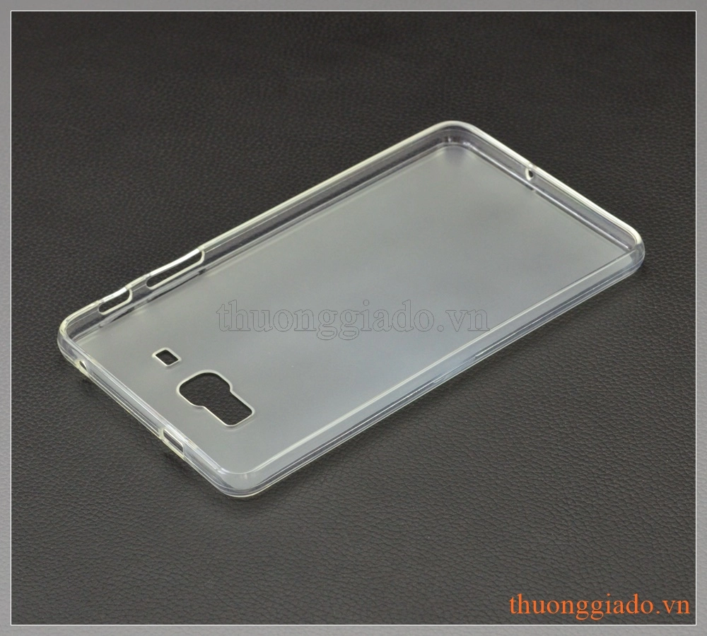 Ốp lưng silicone Samsung Galaxy Tab J, viền trong suốt lưng mờ đục