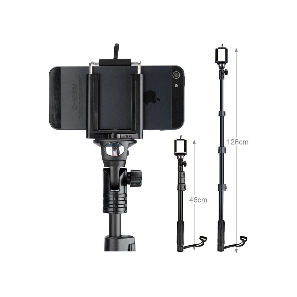 Chân chống Tripod đa năng 3 in 1 (max 1.35m) YUN TENG YT-228 + YT-188,G935,G930,Note 5 Chân chống Tripod đa năng 3 in 1 (max 1.35m) YUN TENG YT-228 + YT-188,G935,G930,Note 5