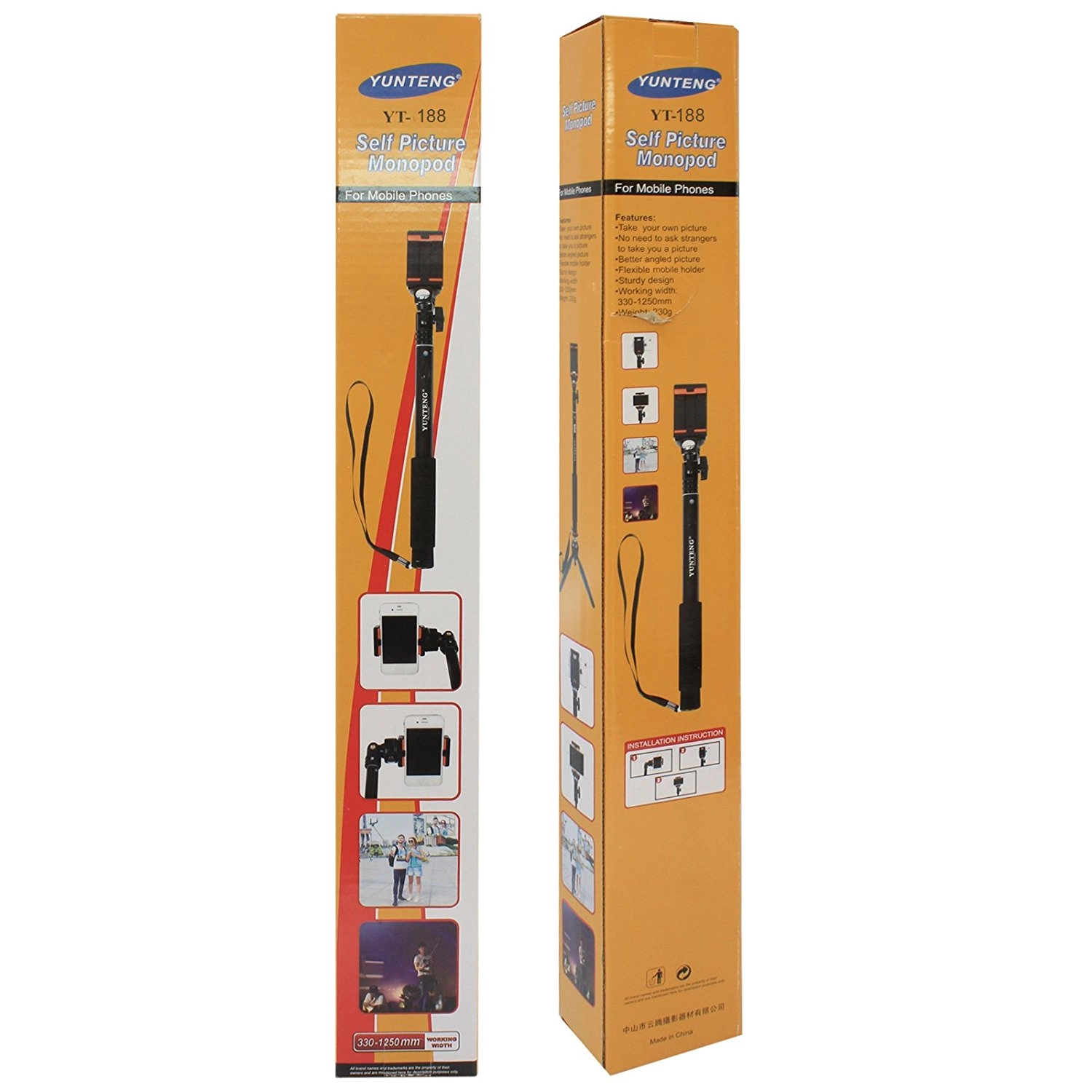 Chân chống Tripod đa năng 3 in 1 (max 1.35m) YUN TENG YT-228 + YT-188,G935,G930,Note 5 Chân chống Tripod đa năng 3 in 1 (max 1.35m) YUN TENG YT-228 + YT-188,G935,G930,Note 5