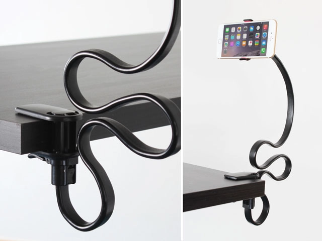 Kẹp giữ máy điện thoại trên bàn, trên cổ (Phoseat, Phone Stand)