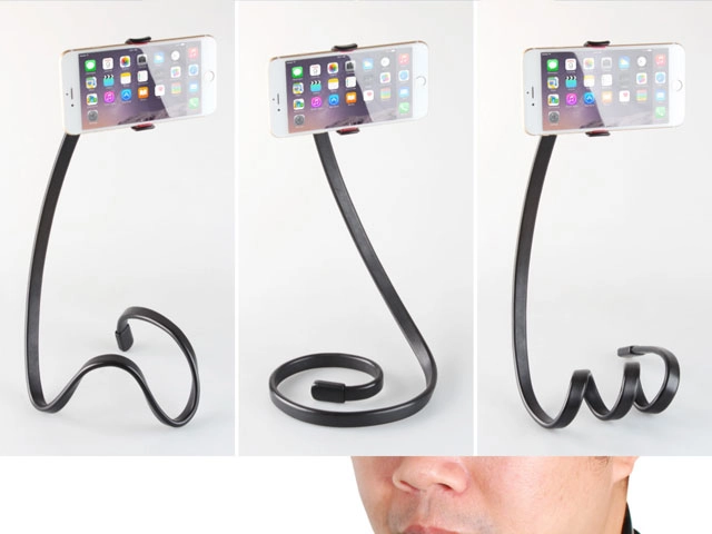Kẹp giữ máy điện thoại trên bàn, trên cổ (Phoseat, Phone Stand)