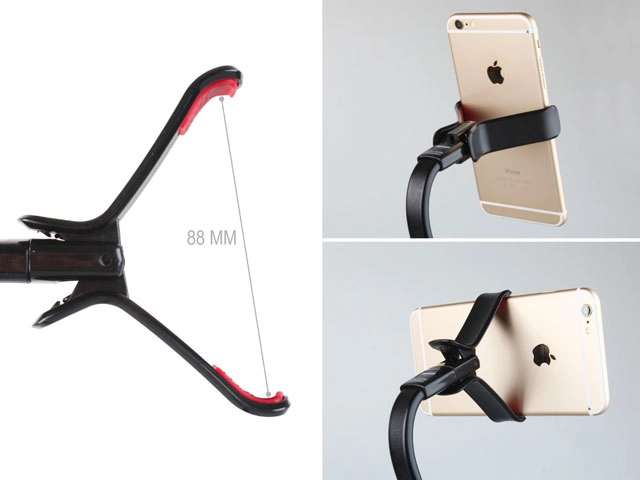 Kẹp giữ máy điện thoại trên bàn, trên cổ (Phoseat, Phone Stand)