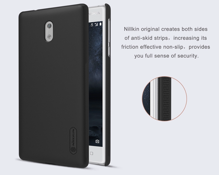 Ốp lưng sần NillKin Nokia 3 (5.0") Super Frosted Shield
