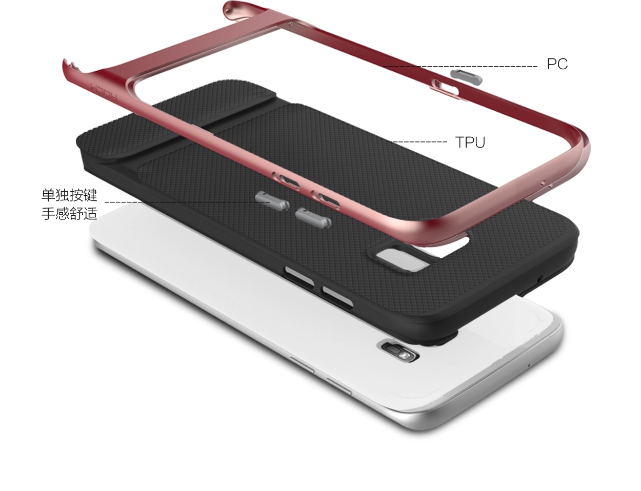 Ốp lưng Samsung Galaxy S7 Edge G935 (hiệu ROCK, ROYCE CASE) Ốp lưng Samsung Galaxy S7 Edge G935 (hiệu ROCK, ROYCE CASE)