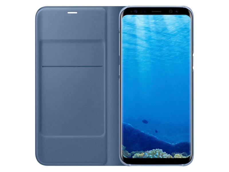 Bao da Samsung Galaxy S8+/ S8 Plus/ G955 Led View Cover chính hãng (màu xanh)