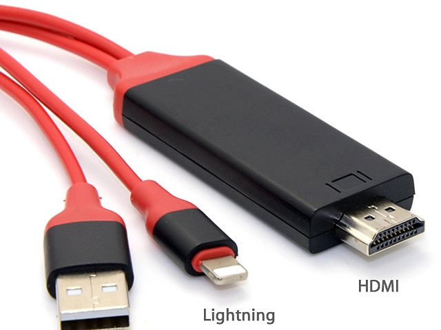 Cáp Lightning ra HDMI (2m),iPhone 7 plus (5.5"),iPhone 7 (4.7"),iPad Pro 12.9"