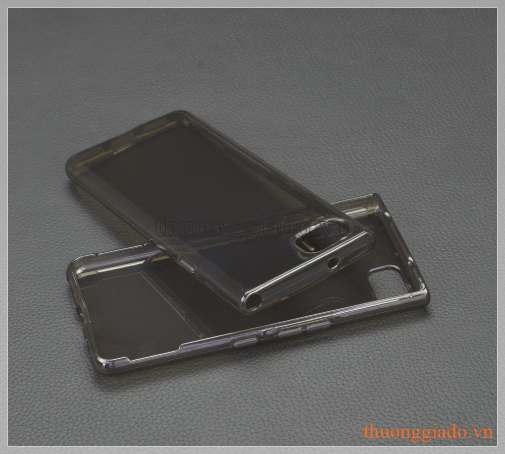 Ốp lưng silicone Blackberry KeyOne (xám đen)