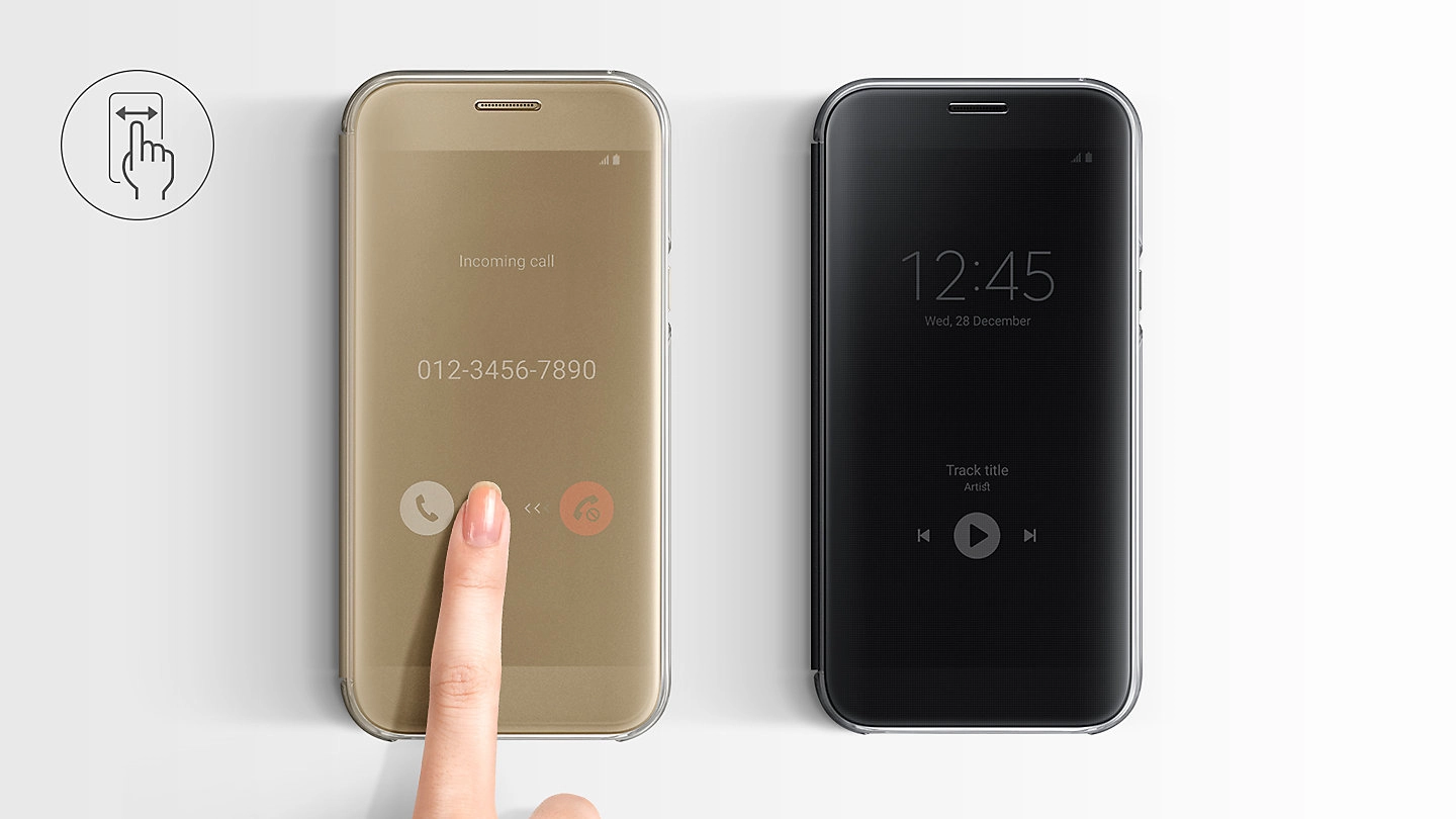 Bao da SAMSUNG GALAXY. A5 (2017) CLEAR VIEW COVER chính hãng, Samsung A520