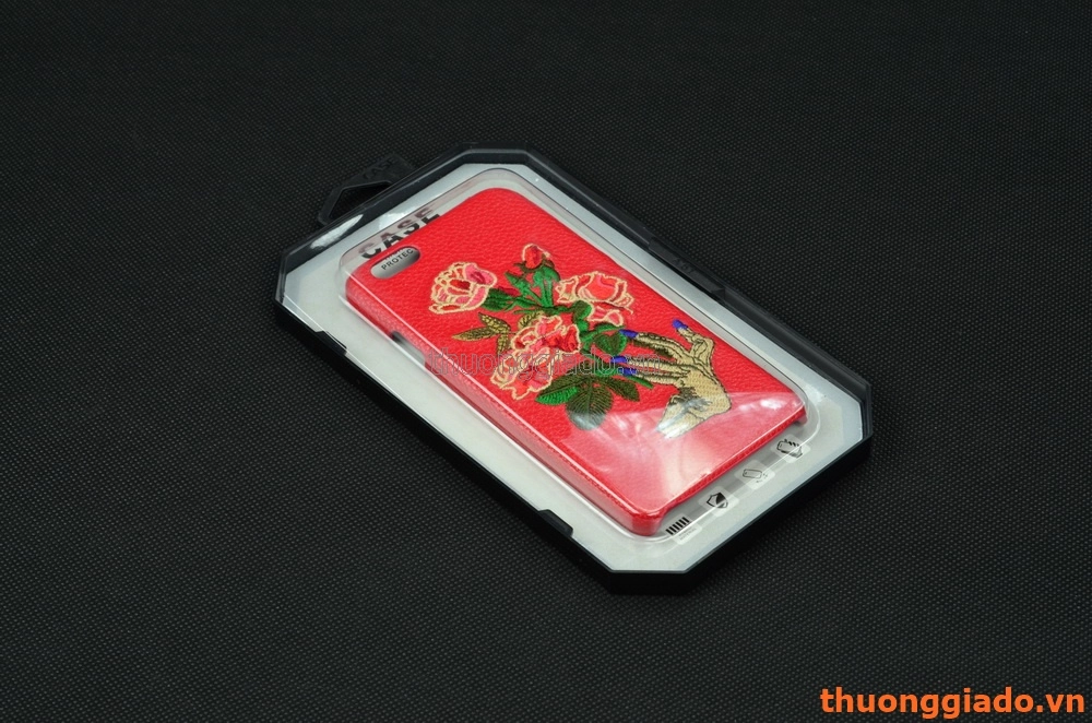 Ốp lưng da thêu hoa cho iPhone 6S, iPhone 6 (4.7")