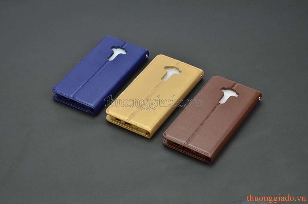 Bao da cầm tay Asus Zenfone 3 (5.2") ZE520KL, Hiệu HANMAN CANVAS DIARY