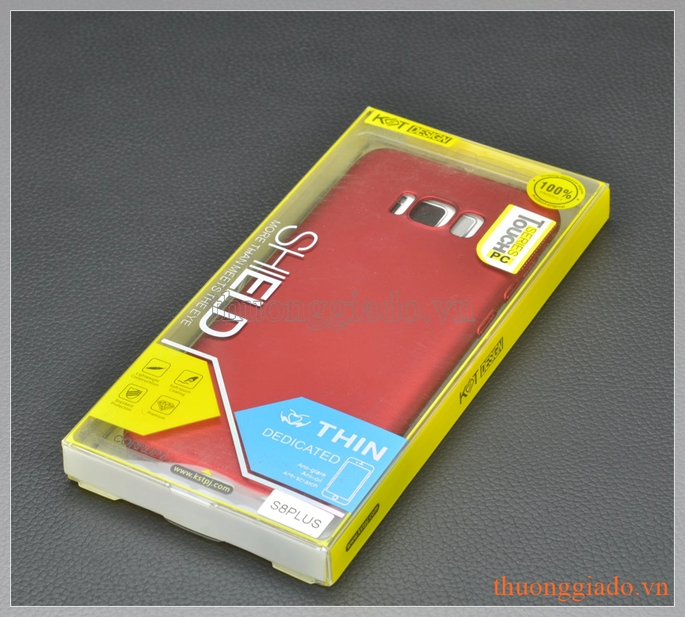 Ốp lưng nhựa cứng Samsung S8+/ S8 Plus/ G955 màu đỏ, Touch Series Ốp lưng nhựa cứng Samsung S8+/ S8 Plus/ G955 màu đỏ, Touch Series