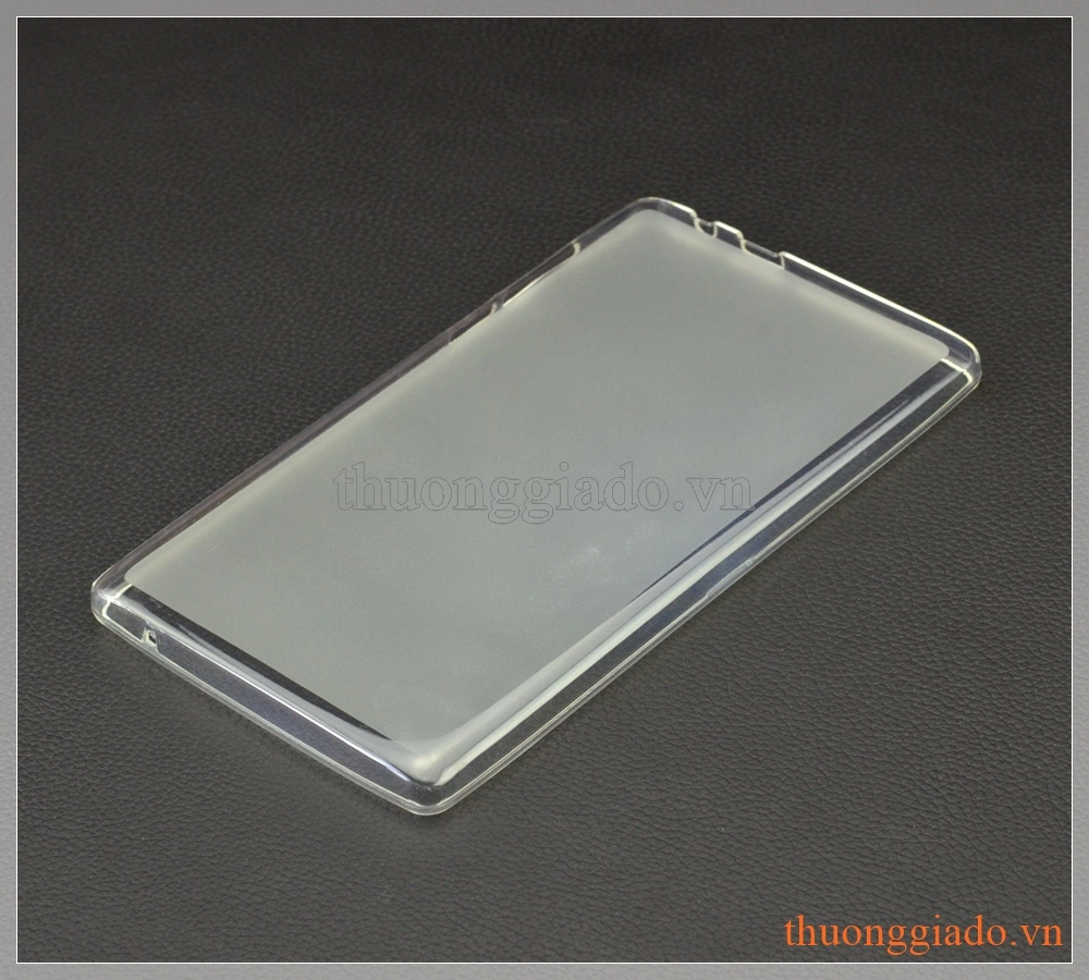 Ốp lưng silicone Lenovo Tab 2 A7-10, viền trong suốt lưng mờ đục