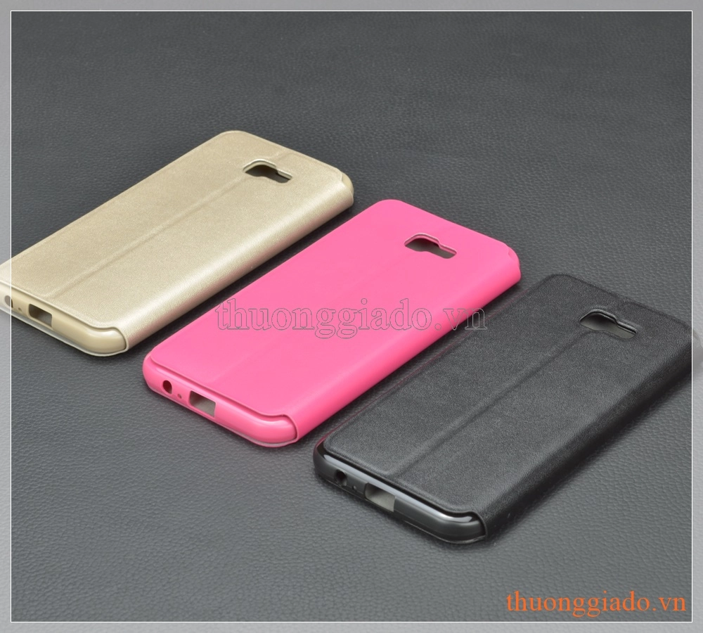 Bao da Samsung Galaxy. A7 (2017)/ Samsung A720 flip leather case (hiệu X-Level)