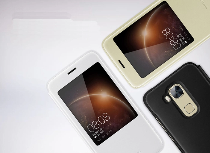 Bao Da Huawei G7 Plus (G8) Smart Wake Leather Case (Hàng chính hãng)