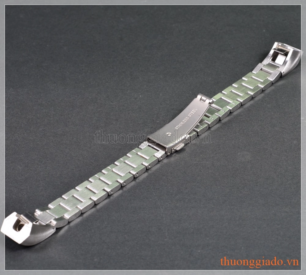 Dây vòng đeo tay Fitbit Alta HR/ Fitbit Alta (thép không gỉ, màu hồng bạc, mẫu 1)