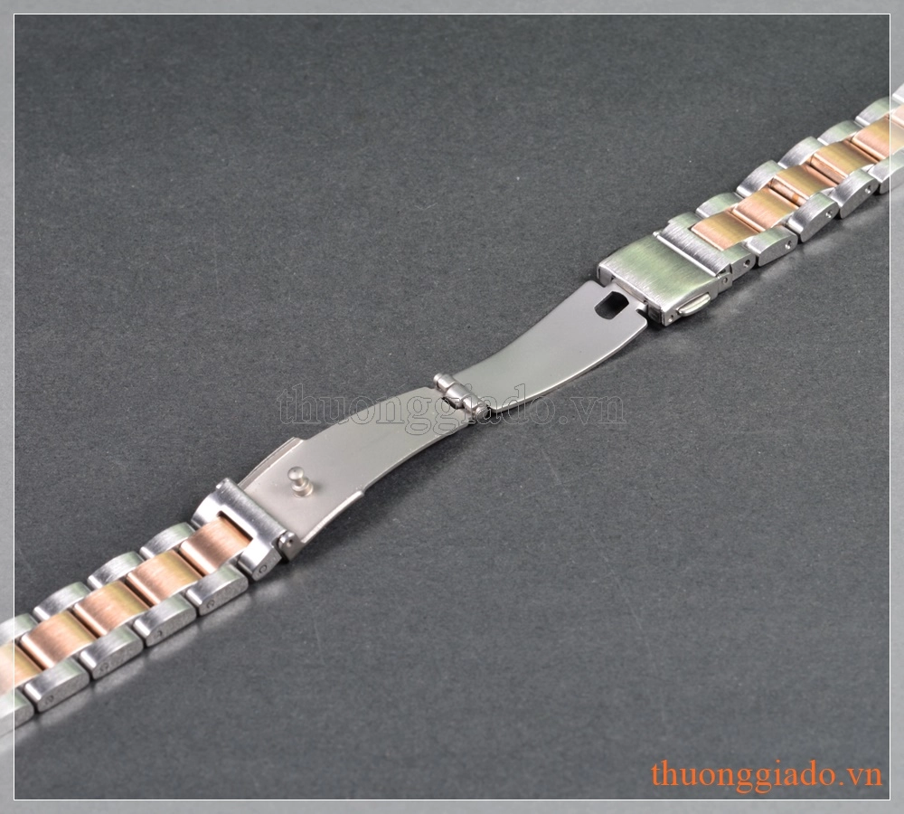 Dây vòng đeo tay Fitbit Alta HR/ Fitbit Alta (thép không gỉ, màu hồng bạc, mẫu 1)