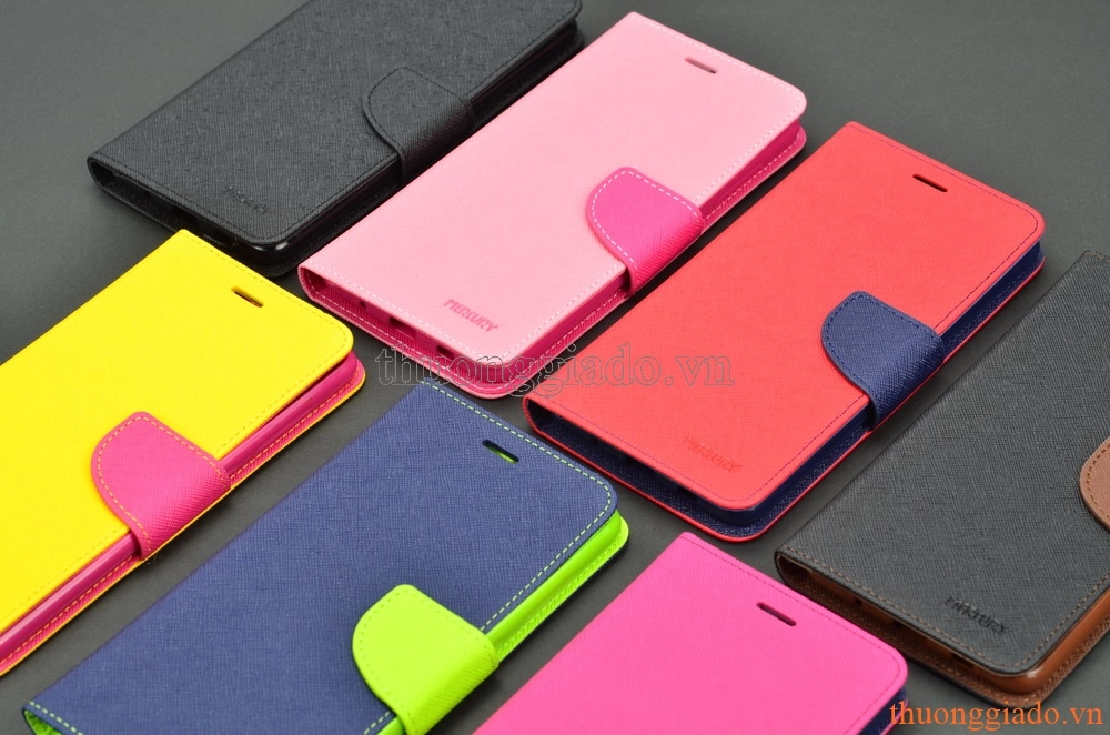Bao da cầm tay cho Asus Zenfone 3 Deluxe (5.7") ZS570KL (Hiệu MERCURY,New fancy diary)