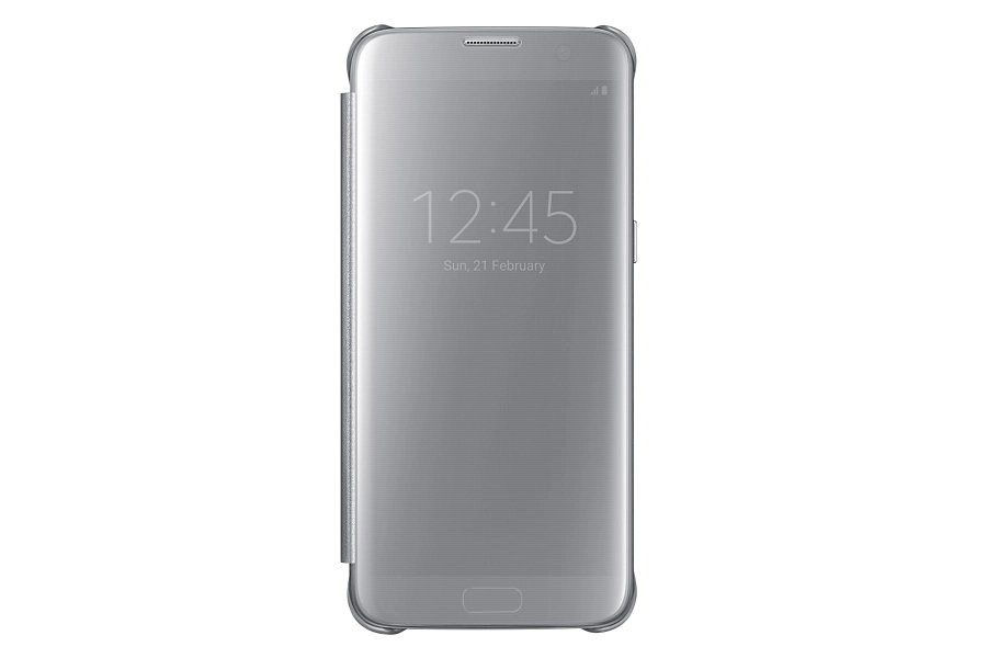 Samsung Galaxy S7 Edge NG935 Clear View Cover Màu Trắng Bạc Chính Hãng