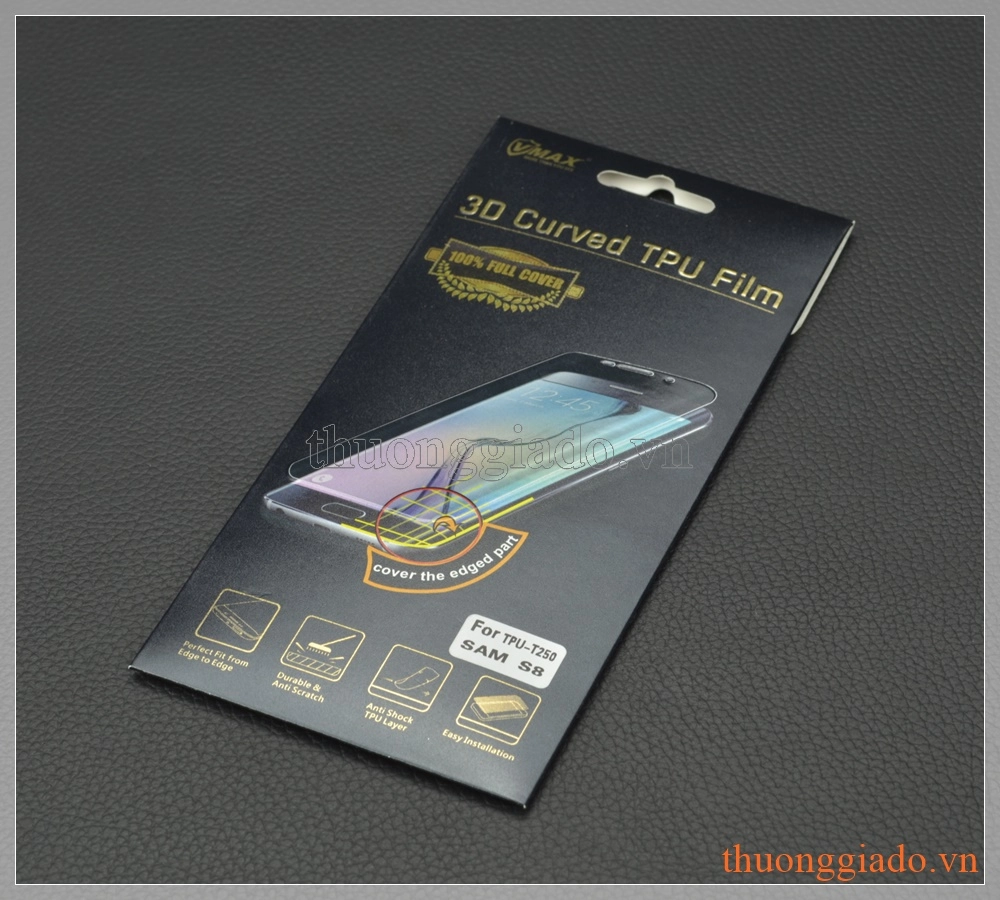 Miếng dán full màn hình Samsung Galaxy S8/ G950 (hiệu Vmax) Screen Protector