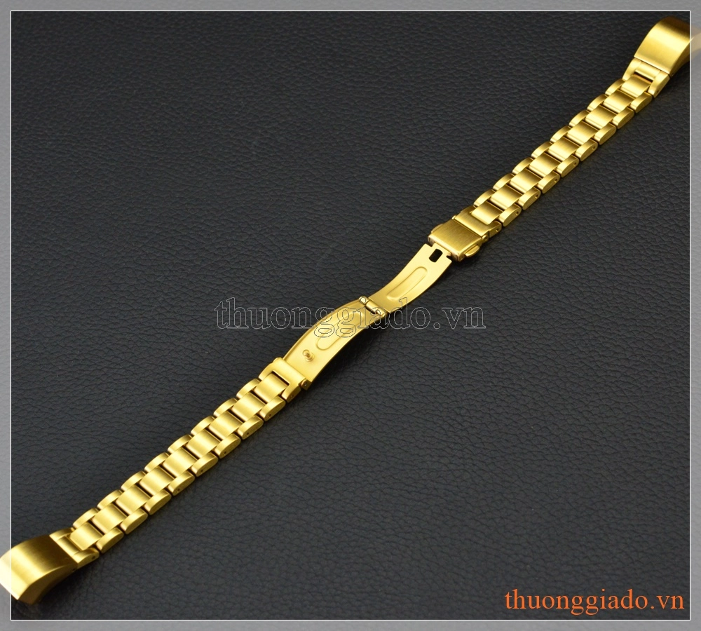 Dây đeo tay thay thế cho Fitbit Alta/ Fitbit Alta HR (thép không gỉ, màu gold, mẫu 1)